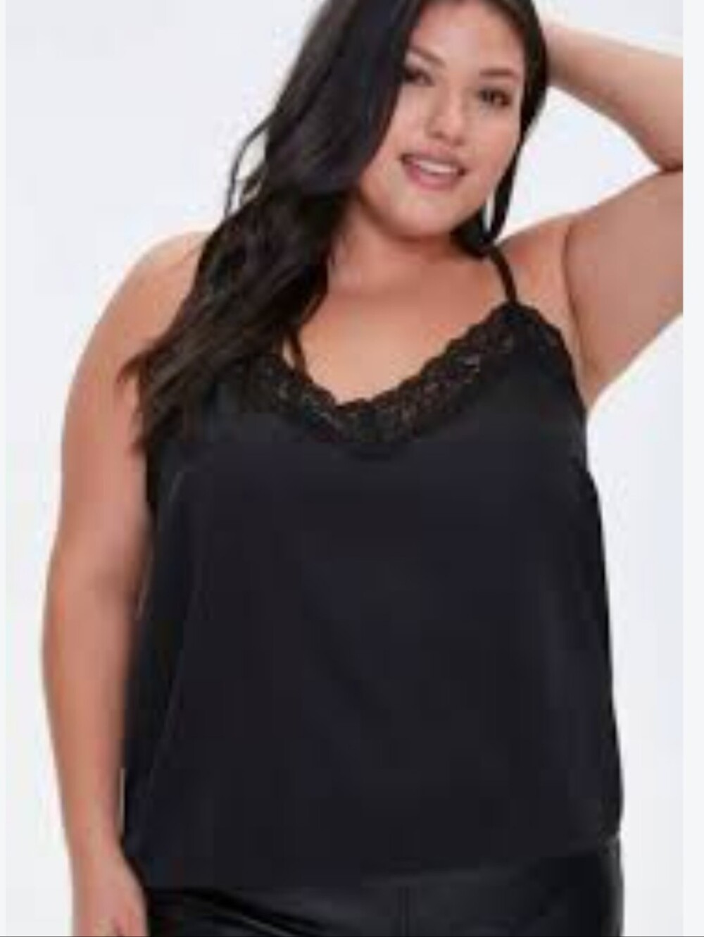 Forever 21 Black Strappy Tank top Camisole  Plus  Size 2X